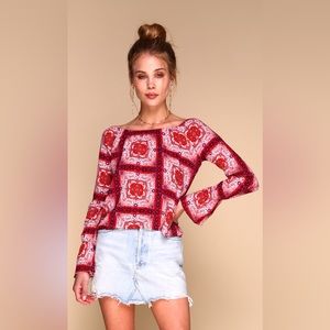Moroccan Blouse | Red Tile